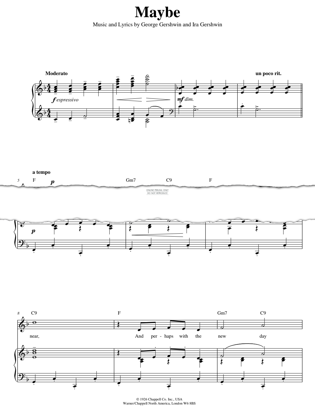 gallery: Maybe, George Gershwin, Gesang, Gitarre, Klavier
