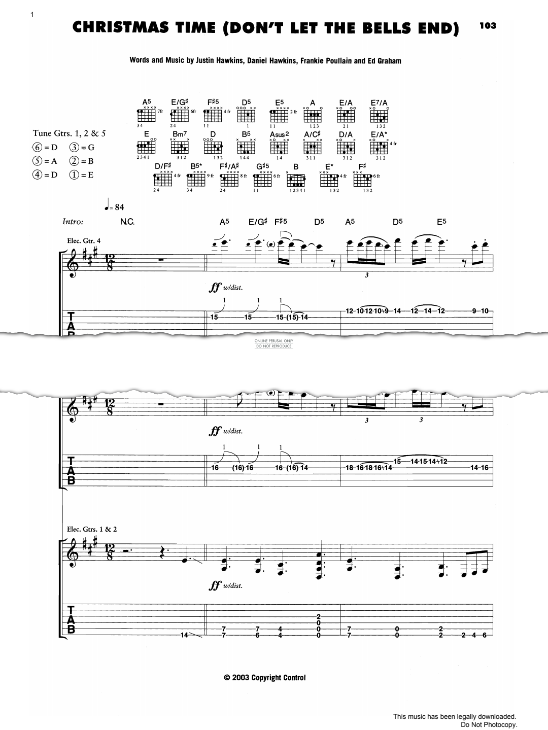 Product gallery: Page 1 of 1 Christmas Time (Don't Let The Bells End), The Darkness