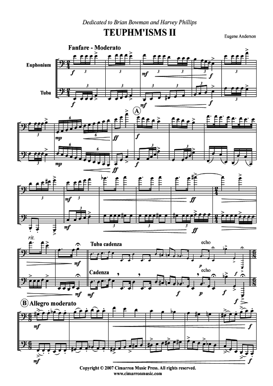 Product picture to: Teuphmisms II  Eugene Anderson