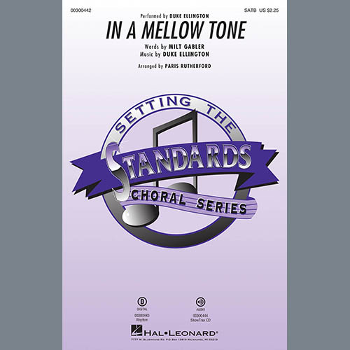 cover: In A Mellow Tone (arr. Paris Rutherford), Duke Ellington, Chor