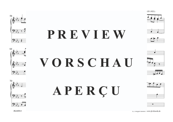 Produktgalerie: Seite 9 von 11 Präludium und Fuge Op.99 Nr.3, , Orgel Solo