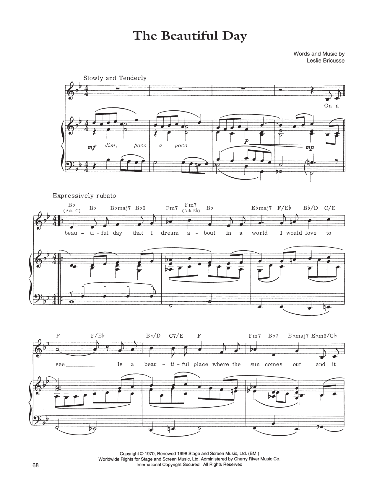 Product gallery: Page 1 of 1 The Beautiful Day, Leslie Bricusse