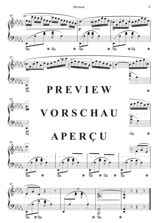 gallery: Berceuse - Op. 57 , , (Klavier Solo)