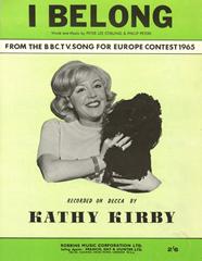 cover: I Belong, Kathy Kirby, Gesang, Gitarre, Klavier