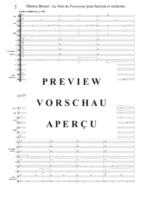 Product gallery: Page 7 of 21 La Nuit du Fossoyeur , , (baritone solo + orchestra)