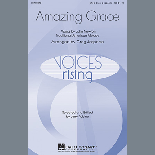cover: Amazing Grace, Greg Jasperse, Chor