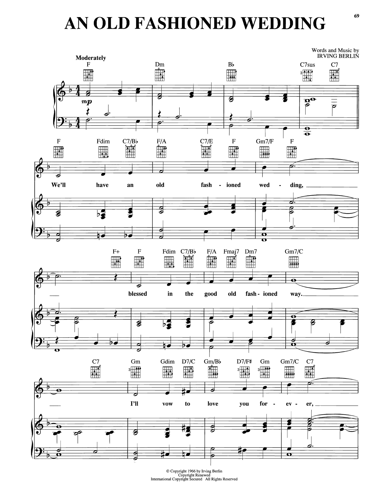 Produktbild zu: An Old Fashioned Wedding (from Annie Get Your Gun)