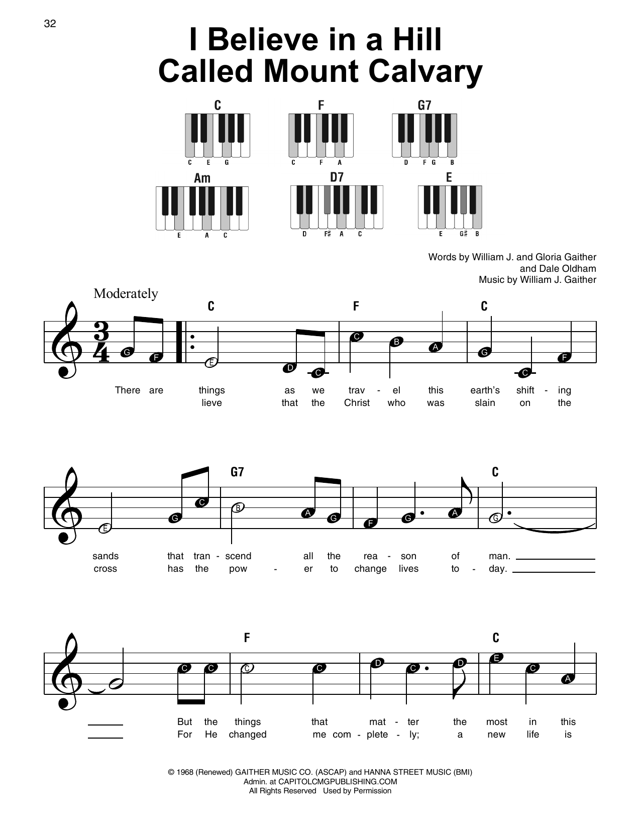 Produktbild zu: I Believe In A Hill Called Mount Calvary