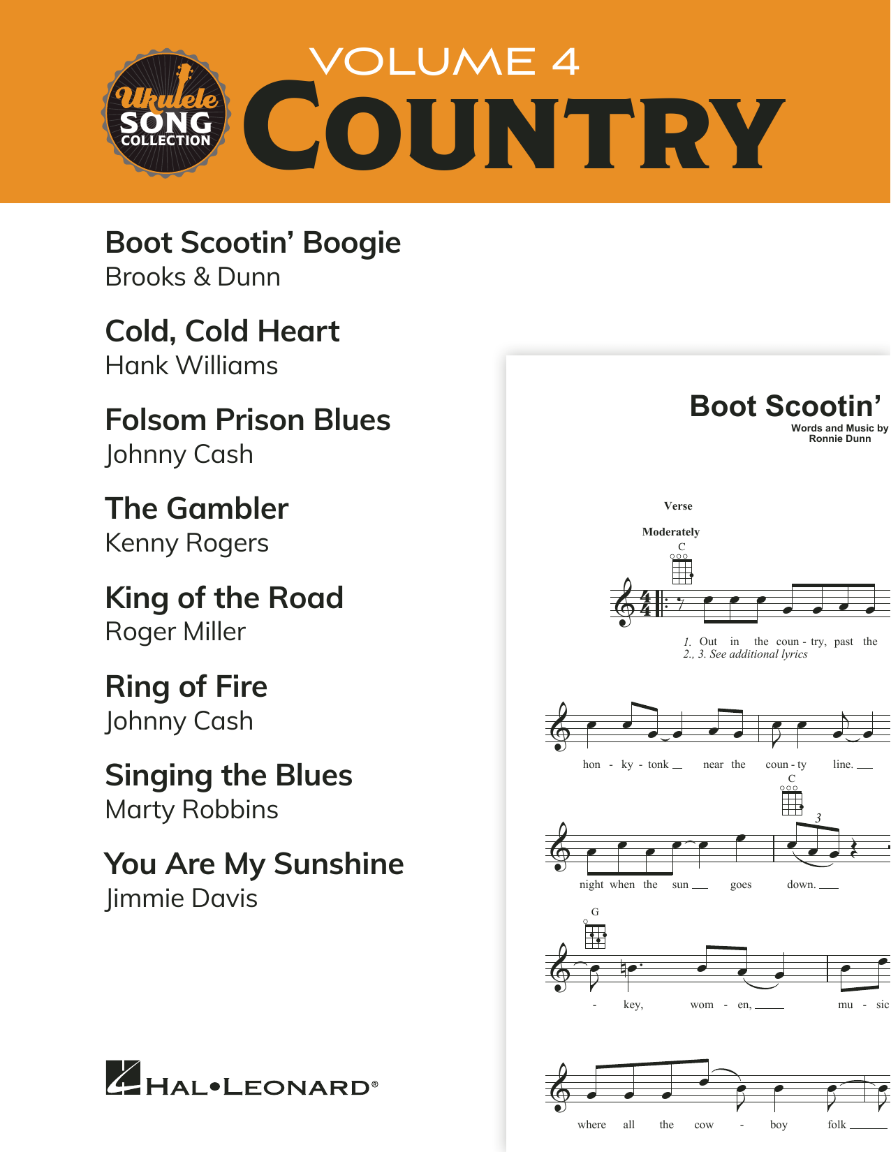 Product gallery: Page 1 of 1 Ukulele Song Collection, Volume 4: Country, Various