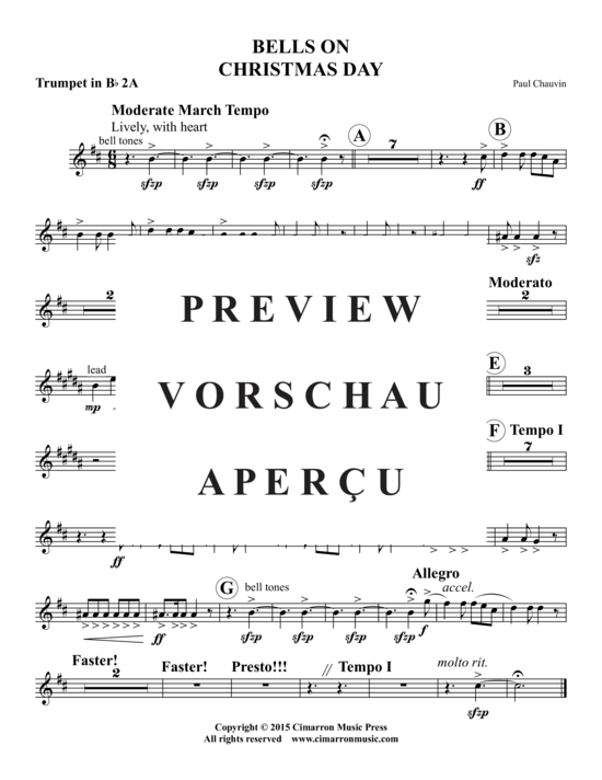 Produktgalerie: Seite 8 von 16 Bells on Christmas Day , , (Doppel Blechbläserquintett)