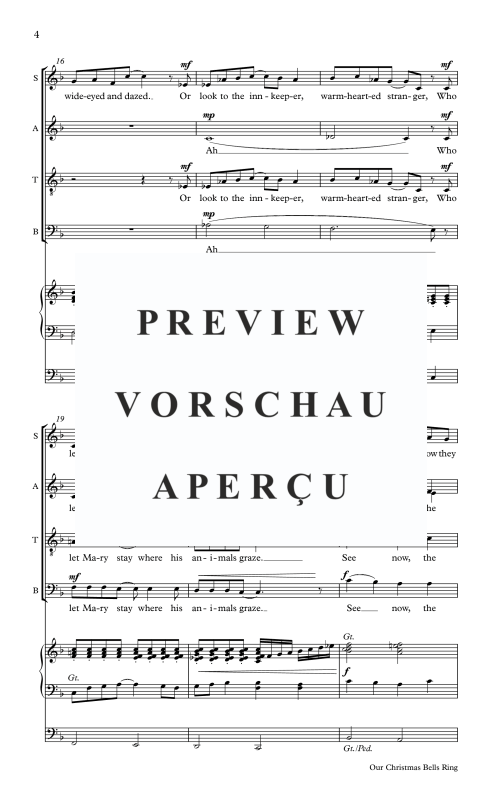 Produktgalerie: Seite 6 von 11 Our Christmas Bells Ring, , Gemischter Chor und Orgel