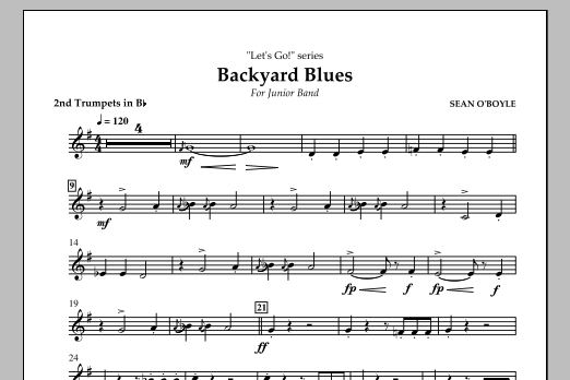 Produktbild zu:  Backyard Blues - Bb Trumpet 2 - 