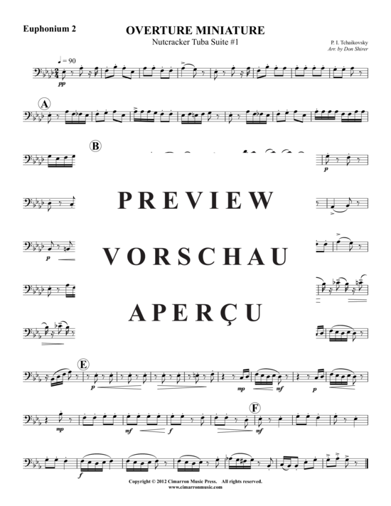 Product gallery: Page 8 of 11 Overture Miniature , , (2x Baritone, 2x Tuba)