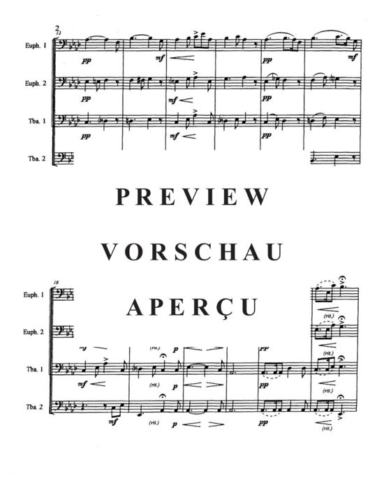 Product gallery: Page 10 of 21 Eleven Songs for Mens Chorus , , (Tuba Quartett EETT)