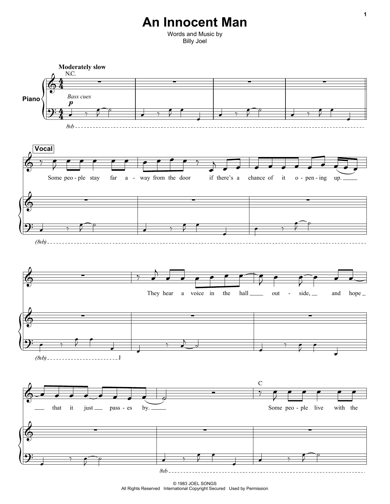 Product gallery: Page 1 of 1 An Innocent Man, Billy Joel