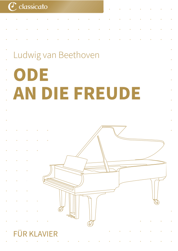 Produktbild zu: Ode an die Freude - Aus der 9. Sinfonie op. 125 - vereinfachte KlavierfassungLudwig van Beethoven