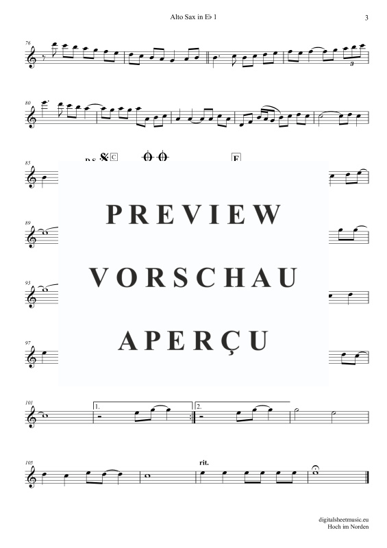 Produktgalerie: Seite 10 von 11 Hoch im Norden, Santiano, (Saxophon Trio AAA(T) + Klavier)