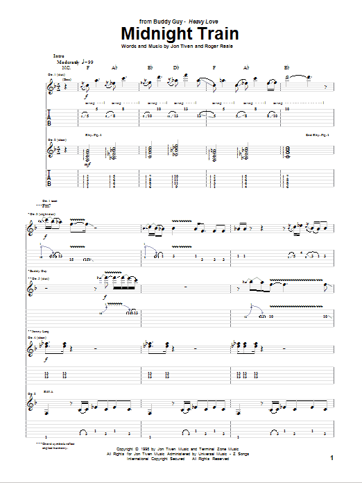 Product gallery: Page 1 of 1 Midnight Train, Buddy Guy