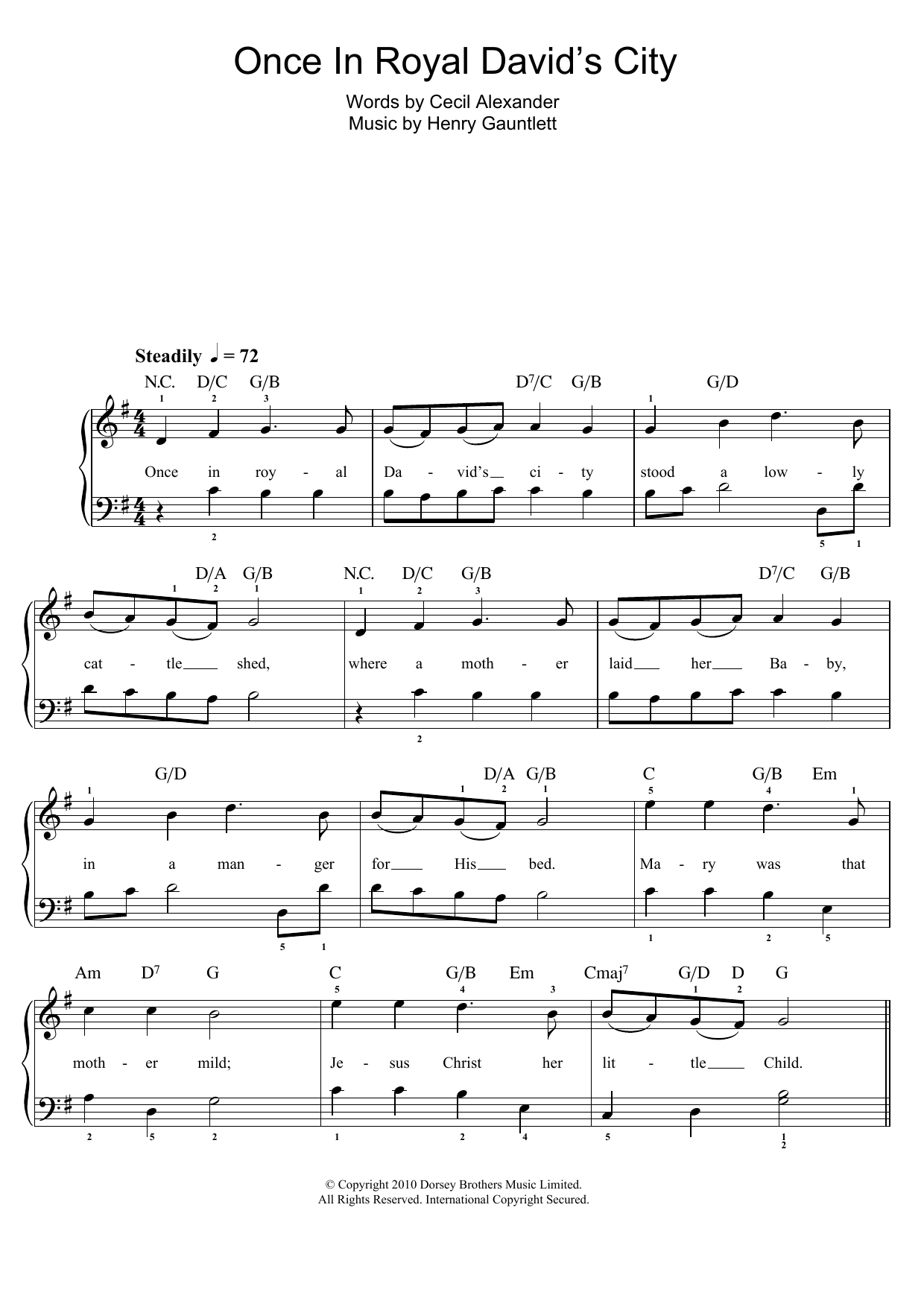 Produktbild zu: Once In Royal David's City