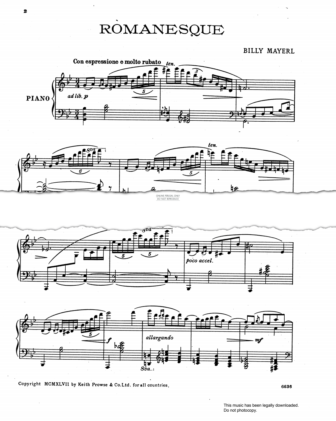 gallery: Romanesque, Billy Mayerl