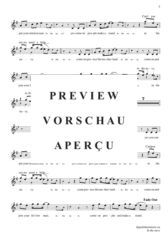 Product gallery: Page 4 of 4 In the navy , Village People, (transverse flute)