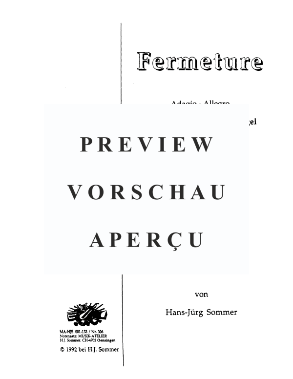 Product gallery: Page 9 of 11 Fermeture, Op. 133, , Horn In F and Piano