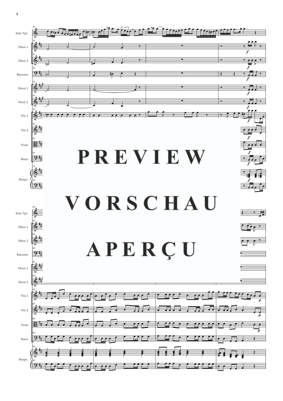 Produktgalerie: Seite 11 von 11 Trumpet Concerto in D, , Concert Band und Solo Trompete in D