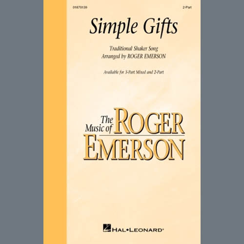 Produktbild zu: Simple Gifts (arr. Roger Emerson)