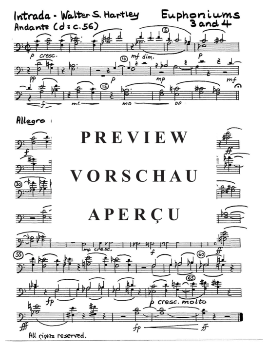 Produktgalerie: Seite 17 von 21 Intrada and Gigue , , (Euphonium Ensemble 8 Euphoniums)