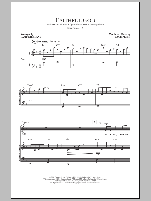 Produktgalerie: Seite 1 von 1 Faithful God, Camp Kirkland, Chor