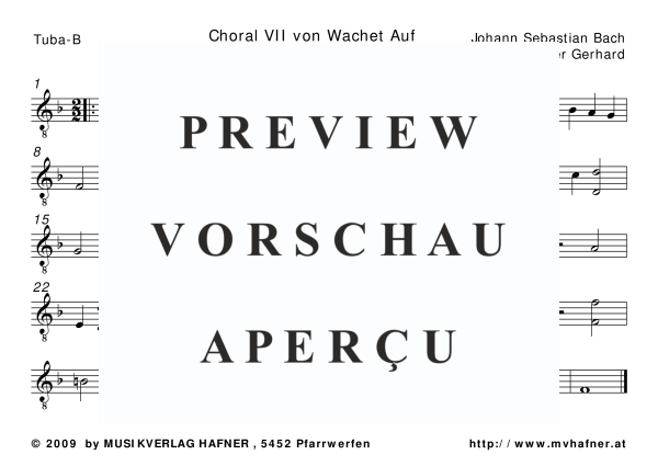 gallery: Choral VII - Wachet auf, , (Blechbläser Quintett)