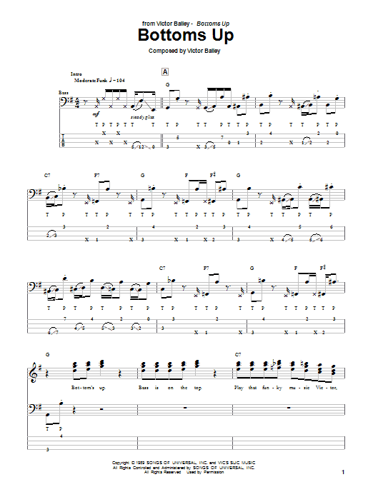 Produktgalerie: Seite 1 von 1 Bottoms Up, Victor Bailey, E-Bass