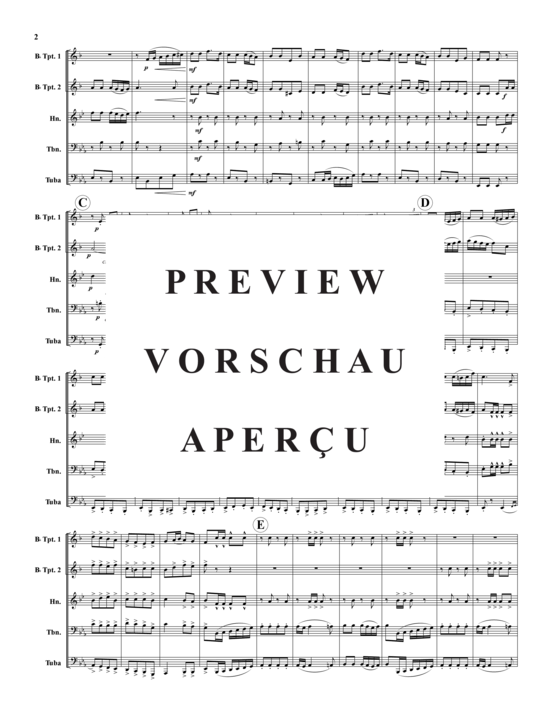 Produktgalerie: Seite 3 von 16 American Patrol Marsch , , (Blechbläserquintett)