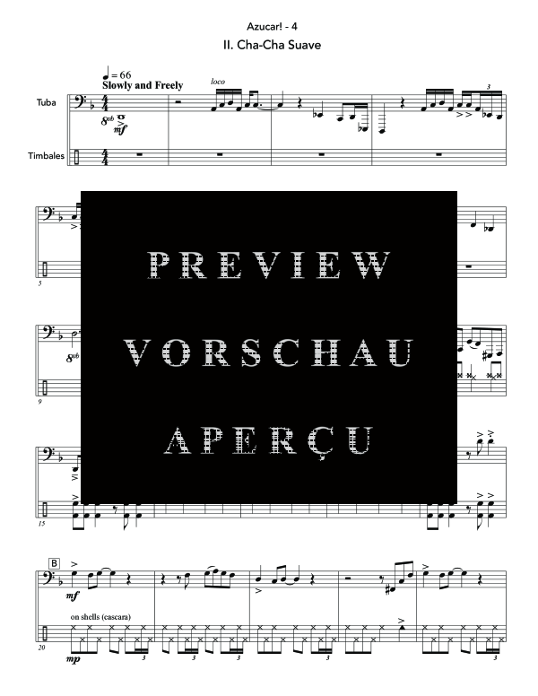 Produktgalerie: Seite 8 von 11 Azucar!, , (Tuba und Percussion)