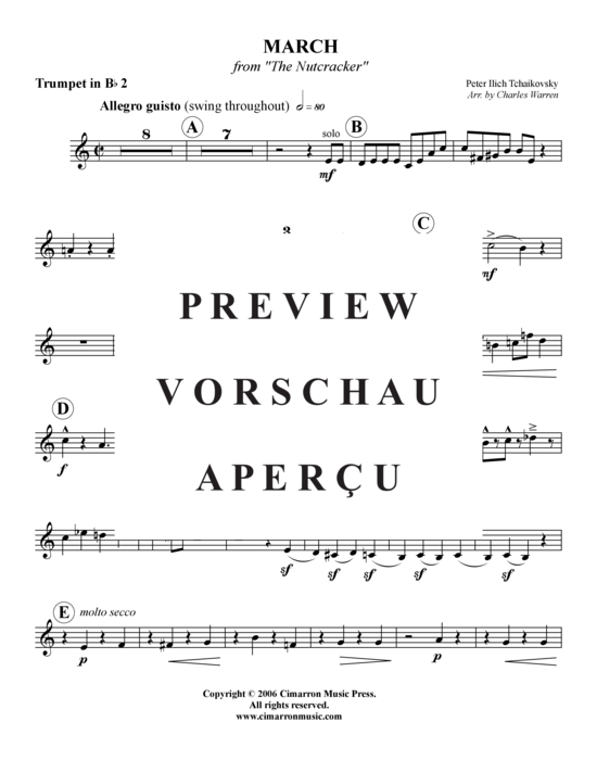 gallery: Marsch aus Nussknacker-Suite , , (Blechbläserquintett)