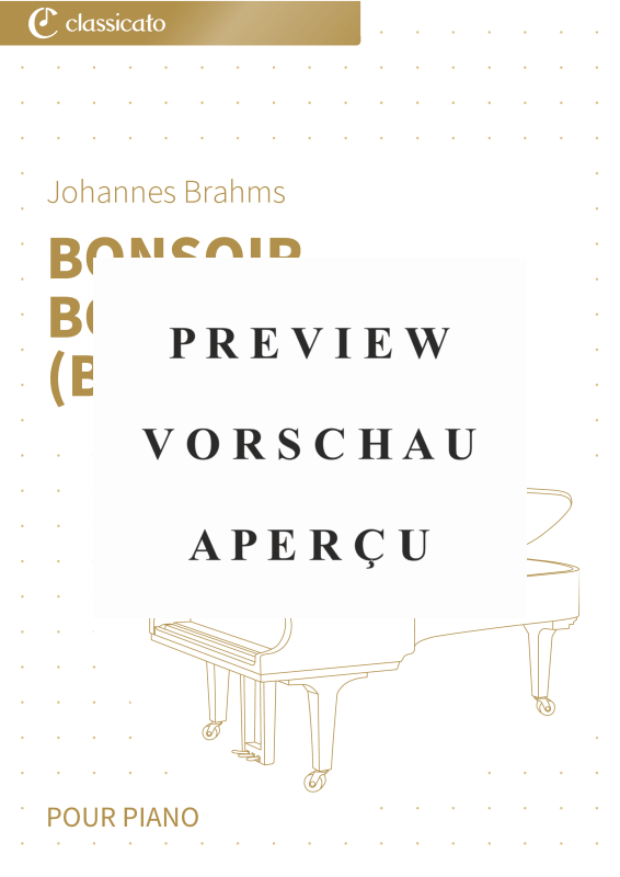 gallery: Bonsoir, bonne nuit (Berceuse) - op. 49 no 4, , Klavier Solo