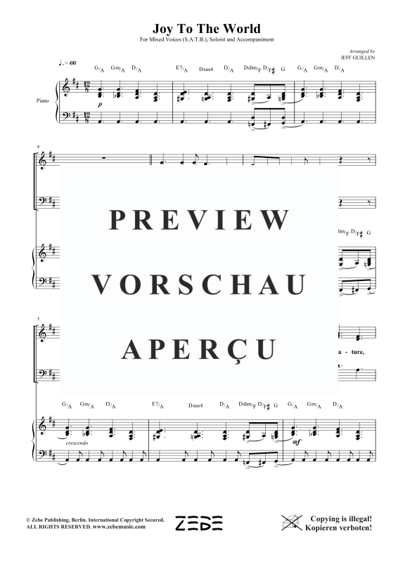 gallery: Joy To the World, , Gemischter Chor und Klavier