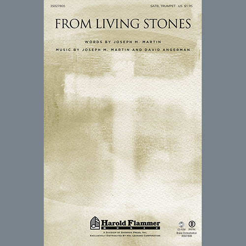 cover: From Living Stones, Joseph M. Martin, Chor