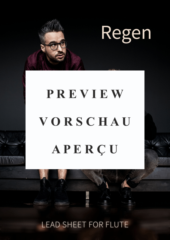 Produktgalerie: Seite 2 von 6 Regen, Stiehler/Lucaciu, Duo, Querflöte Solo - Leadsheet