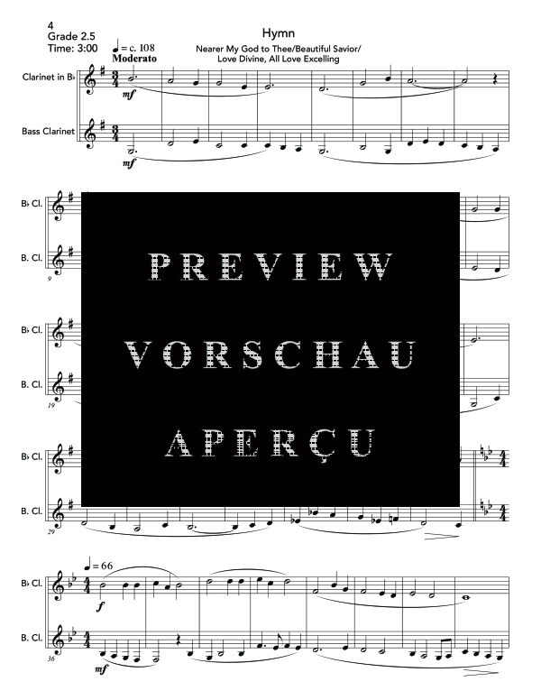 Product gallery: Page 8 of 11 Progressive Duets, , (2 clarinets or clarinet and bass clarinet)