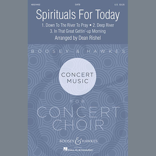 cover: Spirituals For Today, Dean Rishel