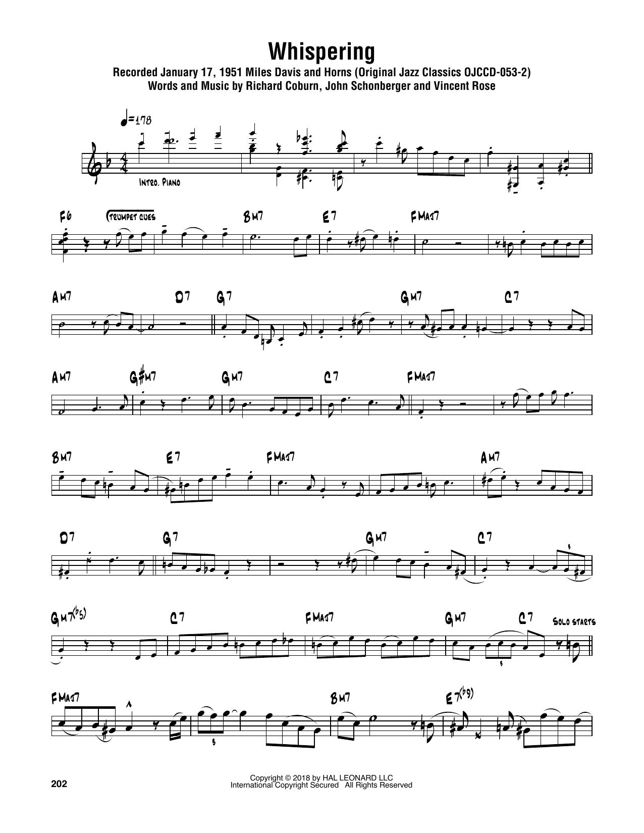 Product gallery: Page 1 of 1 Whispering, Sonny Rollins