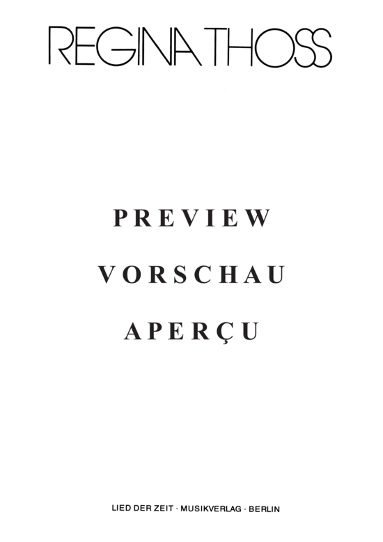 Product gallery: Page 4 of 21 Regina Thoss (Songbuch) , Thoss, Regina, (piano and vocals)