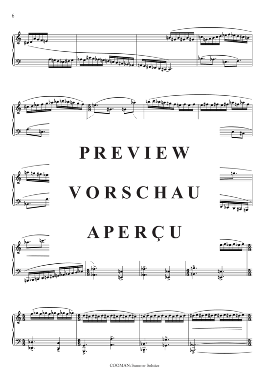 Product gallery: Page 6 of 11 Summer Solstice , , Piano Solo