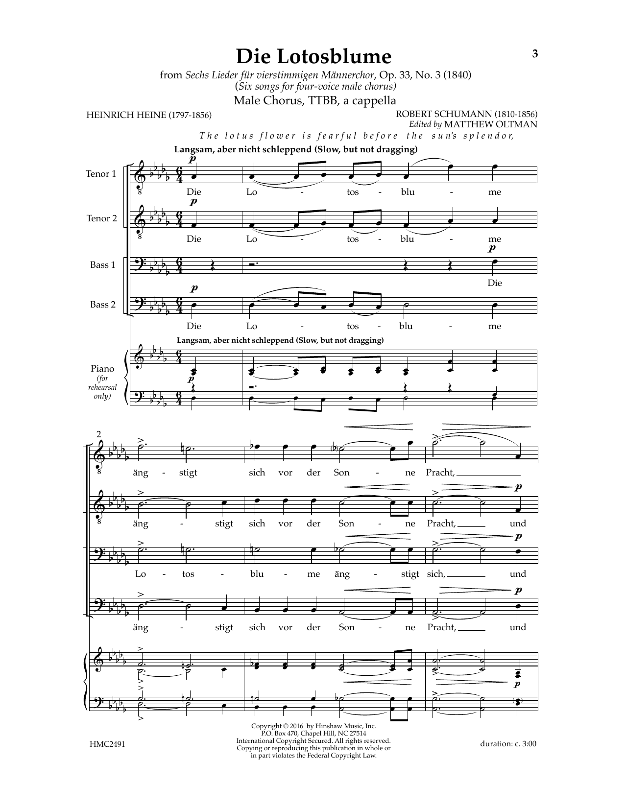 Produktbild zu: Die Lotosblume (Ed. Matthew D. Oltman)