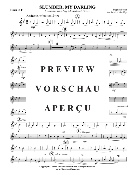 Produktgalerie: Seite 8 von 11 Slumber, My Darling , , (Blechbläserquintett)
