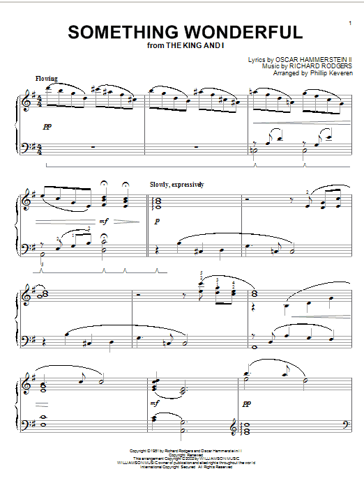 Produktbild zu: Something Wonderful (arr. Phillip Keveren)
