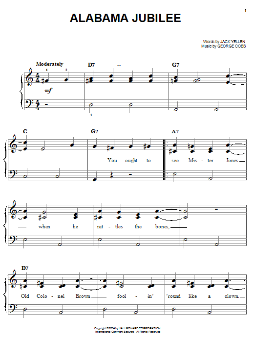 Produktbild zu: Alabama Jubilee