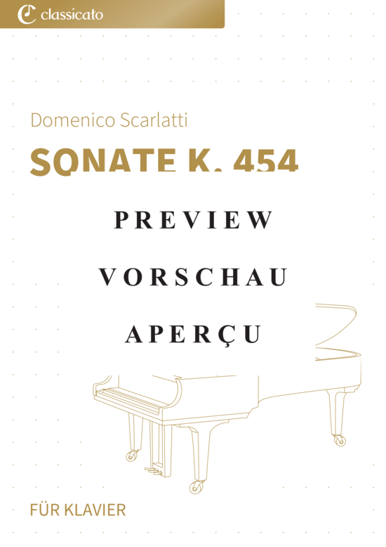 Produktgalerie: Seite 2 von 9 Sonate K. 454 , , Klavier Solo