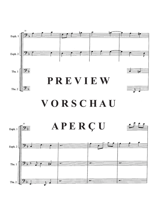 Product gallery: Page 7 of 21 Canzona in d , , (Tuba Quartett EETT)